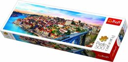 Puzzle Trefl Porto Portugalsko 29502 500 dílků panorama 66x23,7cm v krabici 40x13x4cm