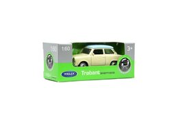 Auto Welly Trabant 1:60 kov 7cm asst mix barev volný chod v krabičce 36ks v boxu