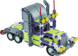 Stavebnice Seva Doprava Truck plast 402 dílků v krabici 35x33x5cm