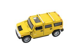 Teddies Auto Kinsmart Hummer H2 SUV kov 12cm na zpětné natažení asst 4 barvy 1 ks