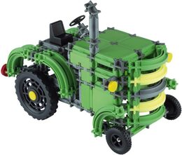 Stavebnice Seva Doprava Traktor plast 384 dílků v krabici 35x33x5cm 5+