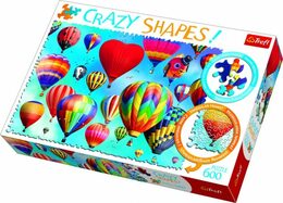 Puzzle Trefl Crazy Shapes Barevné balony 600 dílků 68x48cm v krabici 40x27x6cm