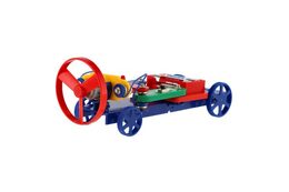 Tajemství elektroniky - Auto, loď 50 experimentů na baterie v krabici 46,5x33,5x