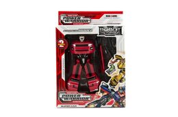 Transformer auto/robot plast 18cm asst 4 barvy v krabici 19x22x6cm