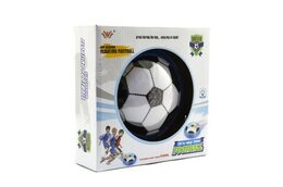 Air Disk fotbalový míč vznášející se plast 14cm na baterie se světlem v krabičce
