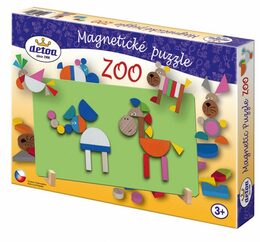 Detoa Magnetické puzzle ZOO v krabici 33x23x3,5cm