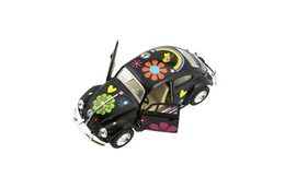 Auto Kinsmart VW Classical Beetle kov 13cm na zpětné natažení asst 4 barvy 12ks v boxu