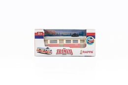 Rappa kovová tramvaj mini 8,5 cm v krabičce 10,5x5x5 cm