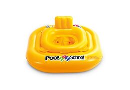 Intex 56587 se sedátkem Baby kruh nafukovací žlutý 79x79 cm od 1-2 let