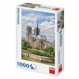 Dino Katedrála Notre-Dame, Paříž 47x66cm 1000 dílků v krabici 23x32x7cm puzzle