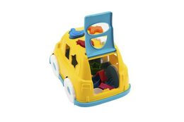 Teddies auto vkládačka plast 24x17 cm 3 barvy v síťce 12m+