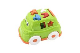 Teddies auto vkládačka plast 24x17 cm 3 barvy v síťce 12m+