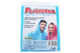 Pláštěnka universální velikost pro dospělé 140x76cm 5 barev v sáčku 14x22cm
