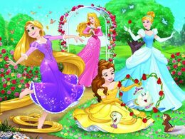 Puzzle Trefl 18267 Disney princezny: Kouzelná melodie 30 dílků 27x20cm v krabičce 21x14x4cm