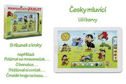 Teddies Mravenečkův tablet plast 30x20x2 cm na baterie se zvukem