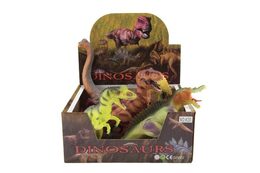 Dinosaurus 25-32cm plast 6 druhů 6 ks v boxu