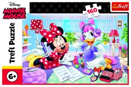 Puzzle Trefl Minnie Mouse Den s nejlepšími přáteli skládačka 41 x 27,5 cm 160 dílků