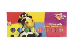 Teddies Modelína/Plastelína Nara 500g 24ks v krabičce 30x13x2cm