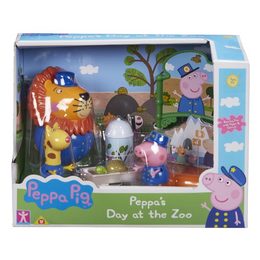 TM Toys Prasátko Peppa/Peppa Pig v ZOO plast 3 figurky s doplňky v krabici 22x16x12cm