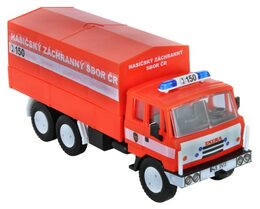 Stavebnice Monti 74 Tatra 815 hasiči ČR 1:48 v krabici 22x15x6cm