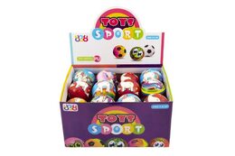 Míček jednorožec 7 cm pěna mix druhů v sáčku 24 ks v boxu