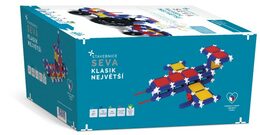 Stavebnice Seva plast Klasik Největší 1162ks v krabici 27x38x18cm