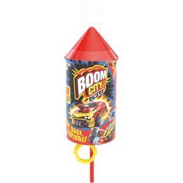 Auto Boom City Racers plast mix druhů v plastové tubě 21x6,5x6cm 12ks v boxu