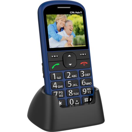 Mobilní telefon senior CPA HALO 11 modrý (HALO11BL)