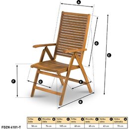 FDZN 4101 Polohovací křeslo FIELDMANN (50002114)