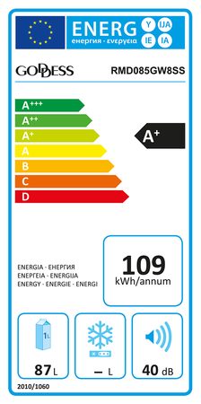 Chladnička 1dv. Goddess RMD085GW8SS