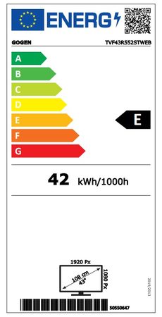 Televize GoGEN TVF 43R552 STWEB