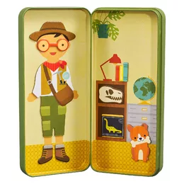 Petit Collage Magnetické puzzle Archeolog