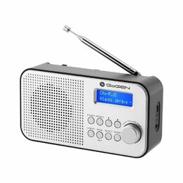 Radiopřijímač DAB+ GoGEN DAB 300 N, stříbrný