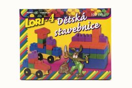 Stavebnice LORI 4 plast 100ks v krabici 23x25x20cm