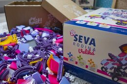 Stavebnice Seva plast Rodina Veliká 915ks v krabici 27x38x18cm