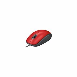 Myš Logitech M110 Silent / optická / 3 tlačítka / 1000dpi - červená