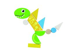 DETOA Magnetické Puzzle Dino