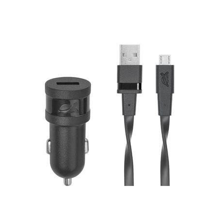 Riva Power 4211 BD1 automobilový adaptér  1,0A/1 USB, černá, 12V + mikro USB kab
