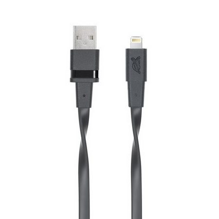 Riva 6001 BK1 Mfi Apple Lightning kabel 1,2m, černý
