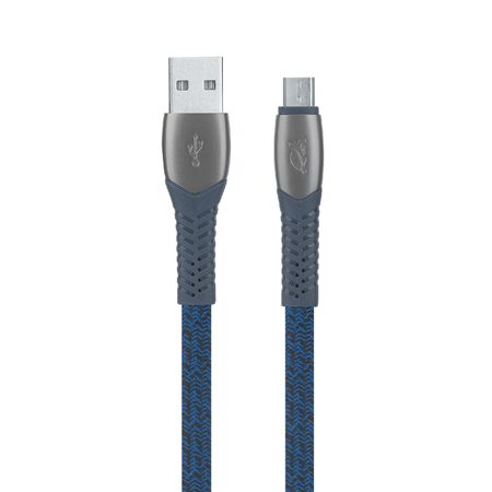 Riva PS6100 BL12 micro USB kabel 1.2m, modrý