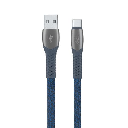 Riva PS6102 BL12 USB-C kabel 1.2m, modrý