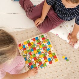 Bigjigs Toys Hadi a žebříky 2 - poškozený obal