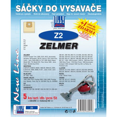 Jolly Z 2 (5+1+1ks) do vysav. ZELMER