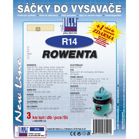Jolly R 14 (3+1ks) do vysav. ROWENTA