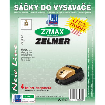 Jolly Z7 MAX 4 ks SÁČEK DO VYSAVAČE