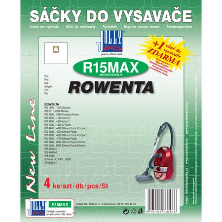 Jolly MAX R 15, 4ks do vysav. ROWENTA