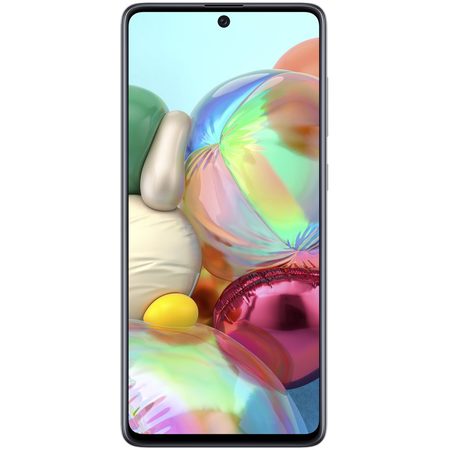 Mobilní telefon Samsung Galaxy A71 - stříbrný