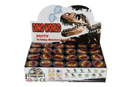 Sliz - hmota 80g Dinosaurus 6cm asst 24ks v boxu