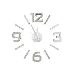 Samolepící hodiny G21 Classic Style, HM4-WSC-10EM101S, stříbrné
