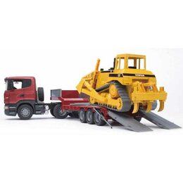 Bruder Nákladní auto SCANIA  návěs, buldozer